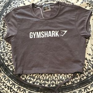 NWOT Gymshark Ribbon Crop Top in "Slate Lavender"